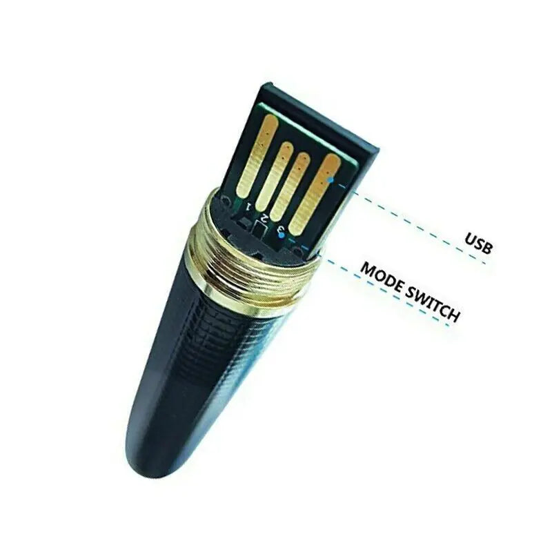 SnapSpy™ 1080P HD Hidden Pen Camera – Mini Body Video Recorder with USB Security