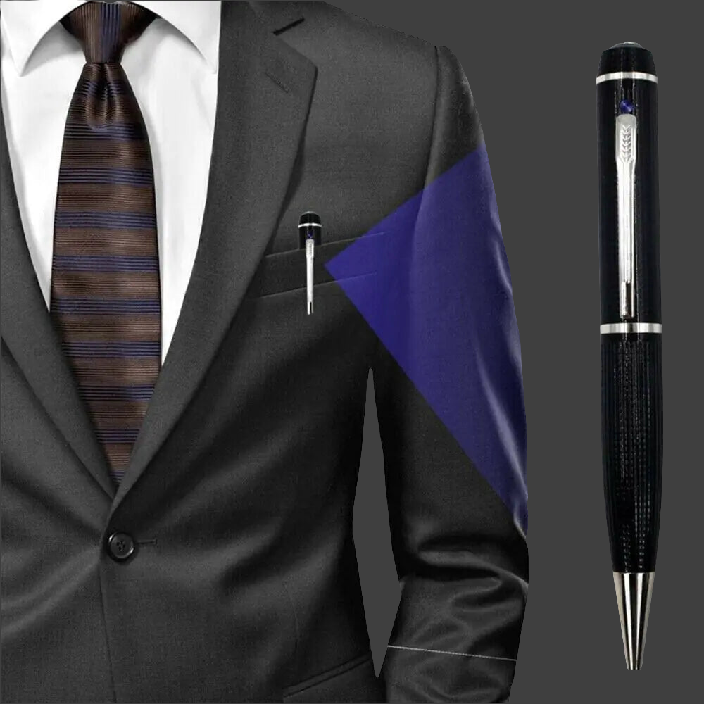 SnapSpy™ 1080P Stealth Pen Cam – Pocket-Sized Security Recorder