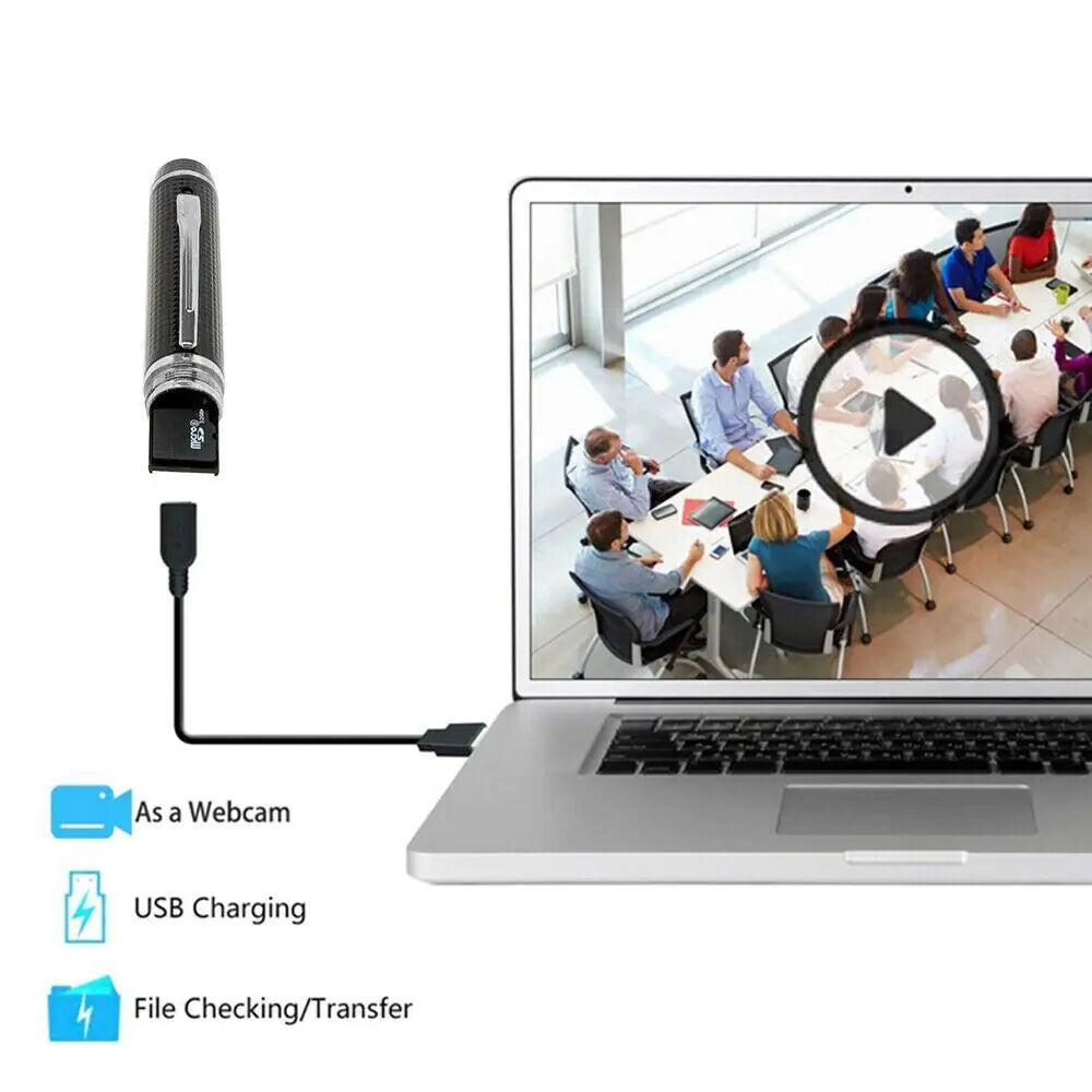 SnapSpy™ 1080P Stealth Pen Cam – Pocket-Sized Security Recorder