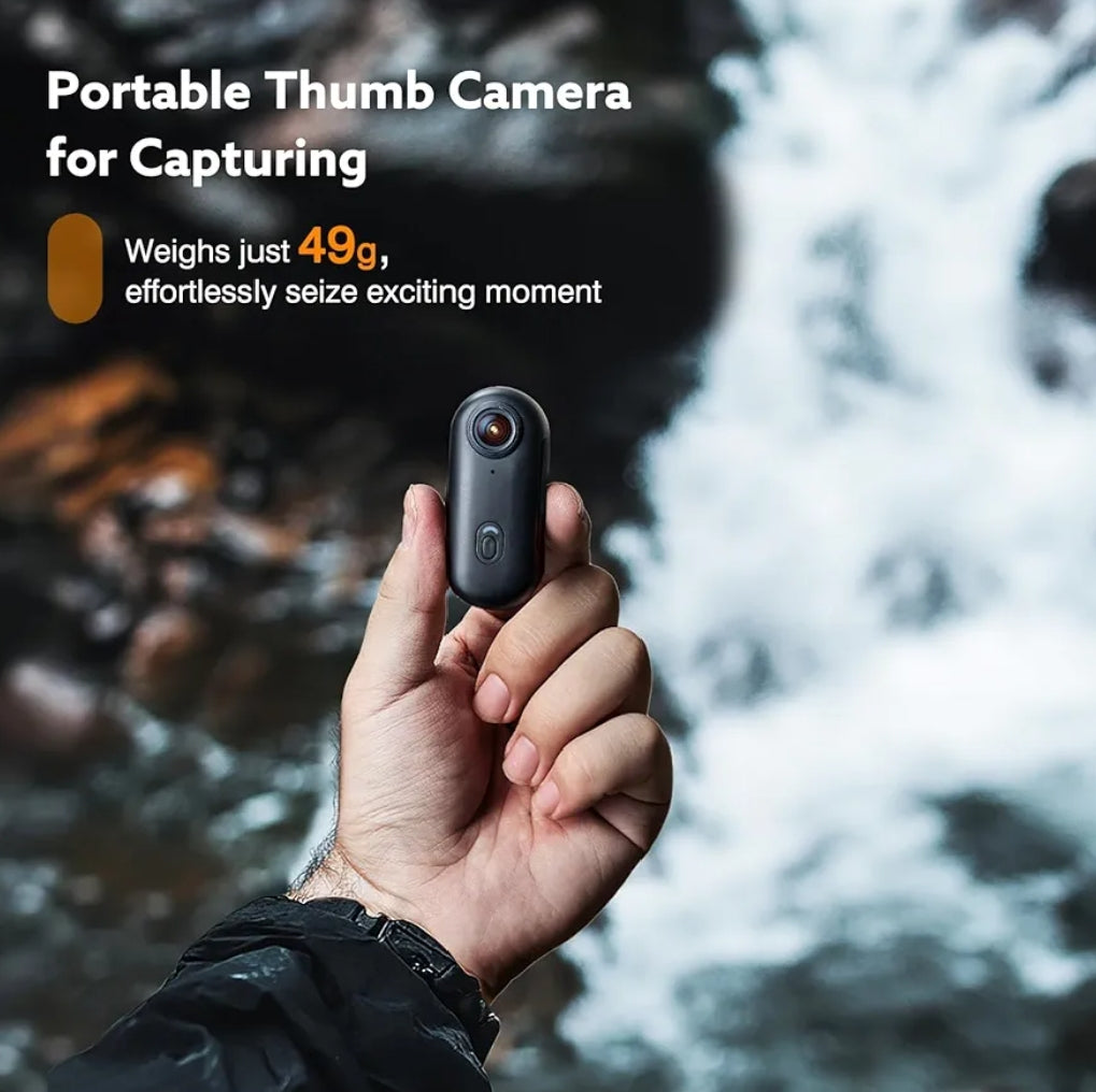 SnapSpy™ Z10 2K Action Cam – Waterproof Wearable Sports Camera with Magnetic Clip, 64GB Storage & Quick-Mount Kit