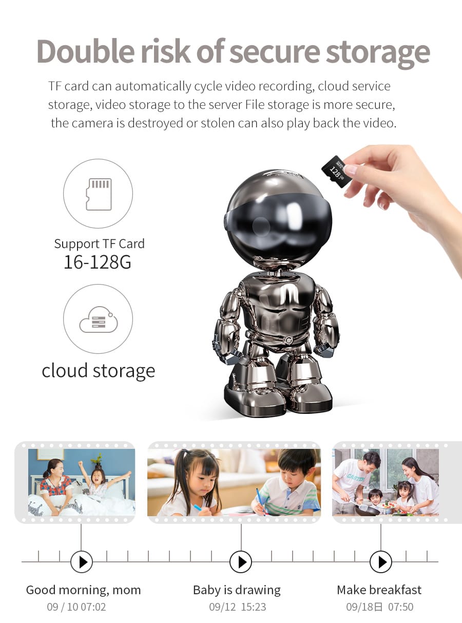 SnapSpy™ 2K Home Spy Camera with Motion Tracking & Night Vision