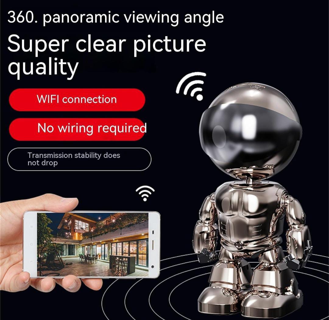 SnapSpy™ 2K Home Spy Camera with Motion Tracking & Night Vision
