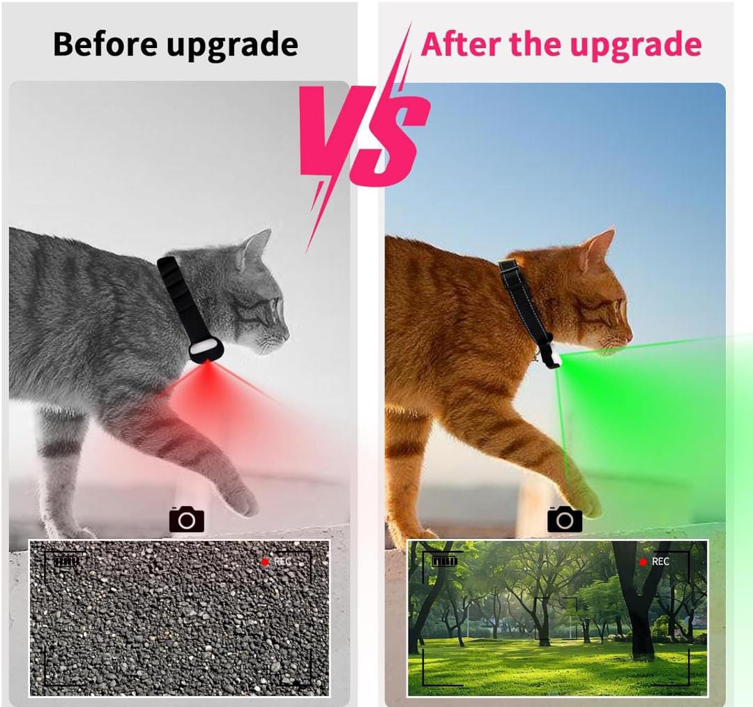 SnapSpy™ 1080P Pet Collar Camera – With 16GB SD Card