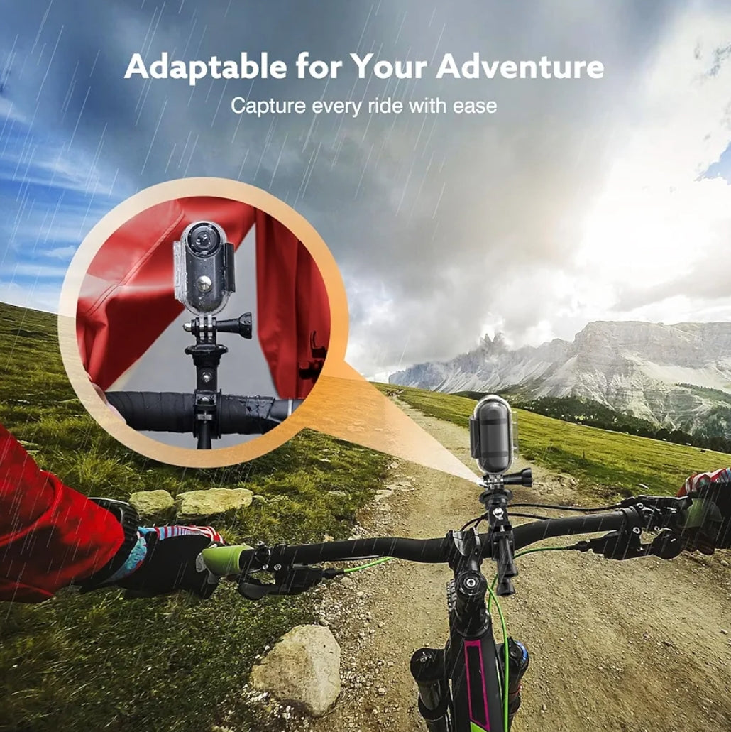 SnapSpy™ Z10 2K Action Cam – Waterproof Wearable Sports Camera with Magnetic Clip, 64GB Storage & Quick-Mount Kit