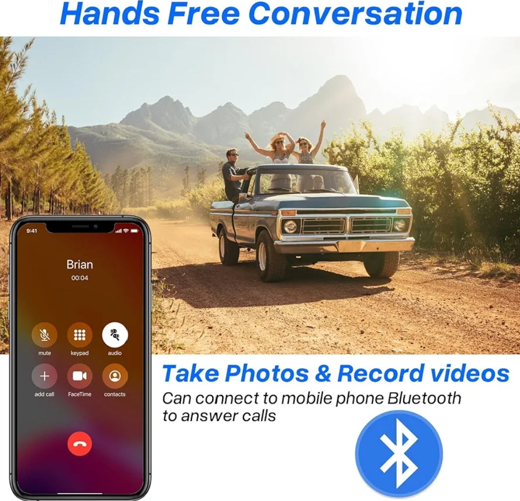 SnapSpy™ 1080P Bluetooth Cam Shades – Wearable Action Glasses