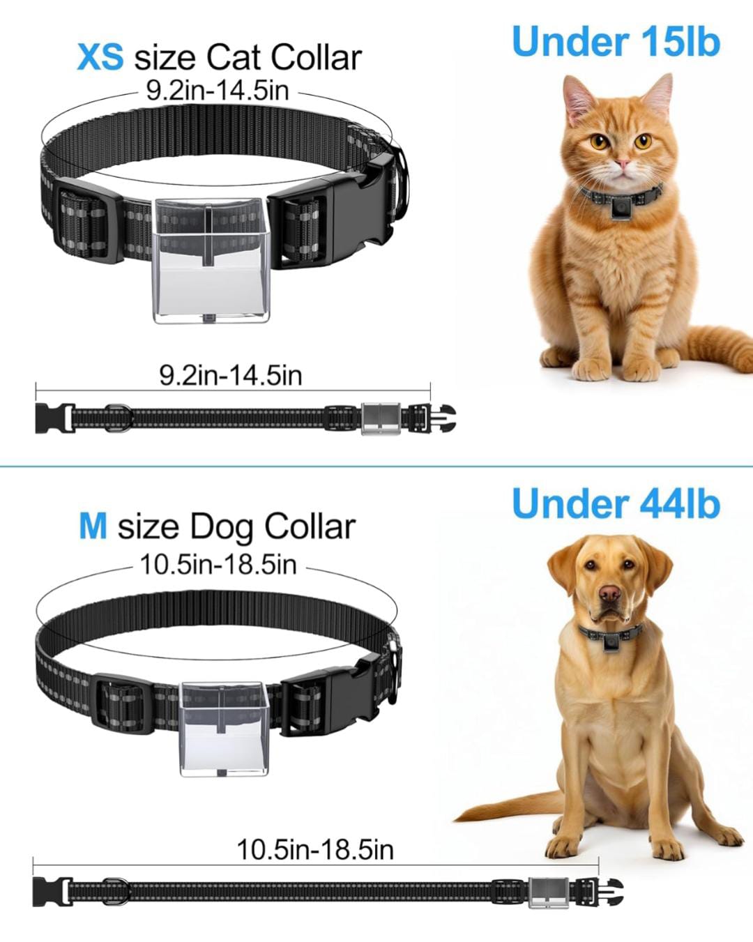 SnapSpy™ LuminiCam – Cordless Pet Collar Cam (XS, No App Needed)