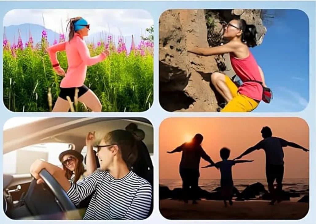 SnapSpy™ 1080P Sports Glasses – Outdoor Camera Glasses with 32GB Card
