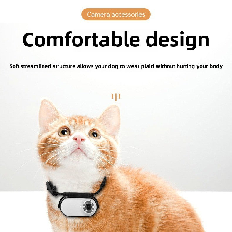 SnapSpy™ 1080P HD Pet Collar Cam – 128GB Storage | Indoor & Outdoor Use