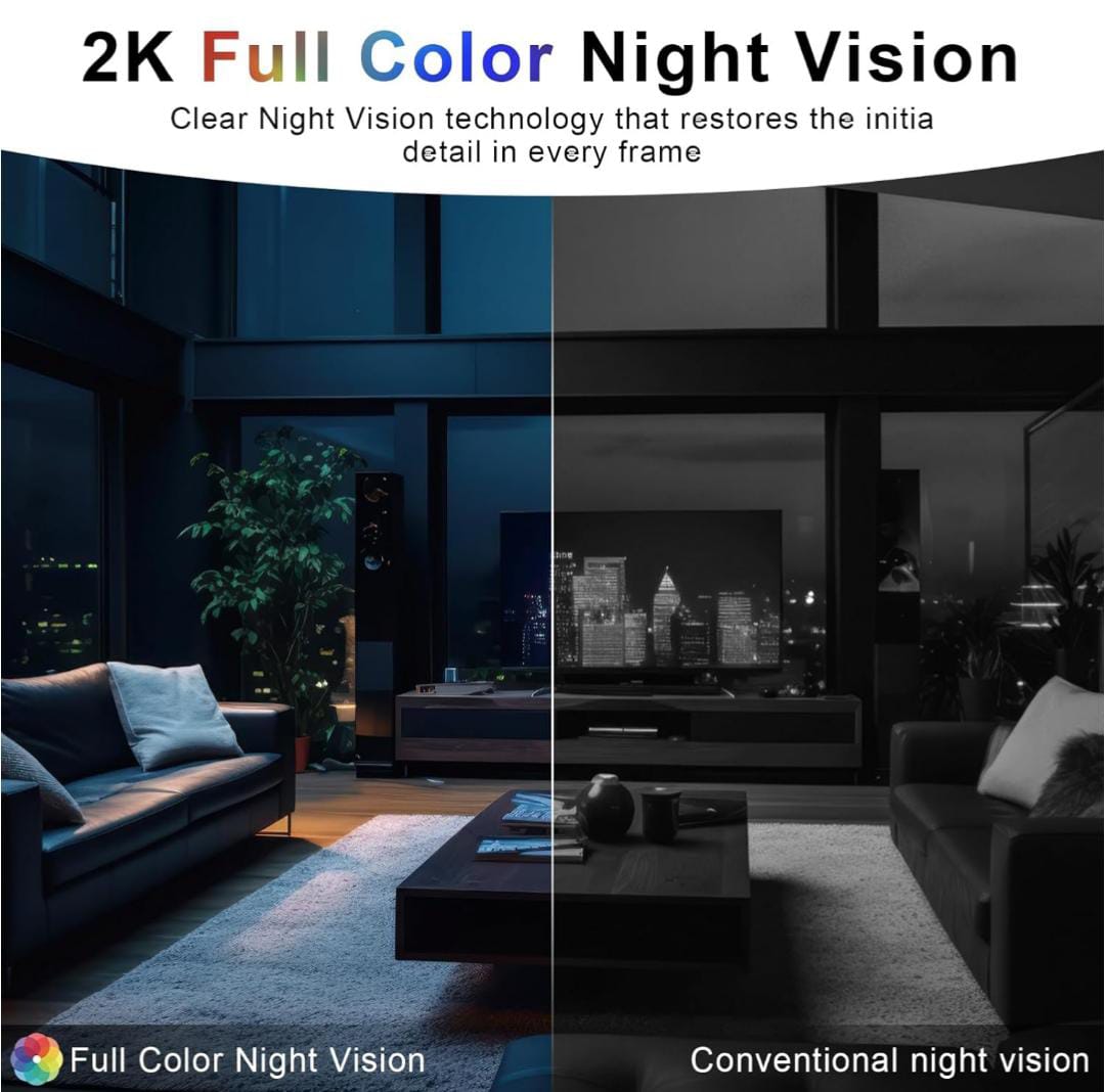 SnapSpy™ 2K Home Spy Camera with Motion Tracking & Night Vision