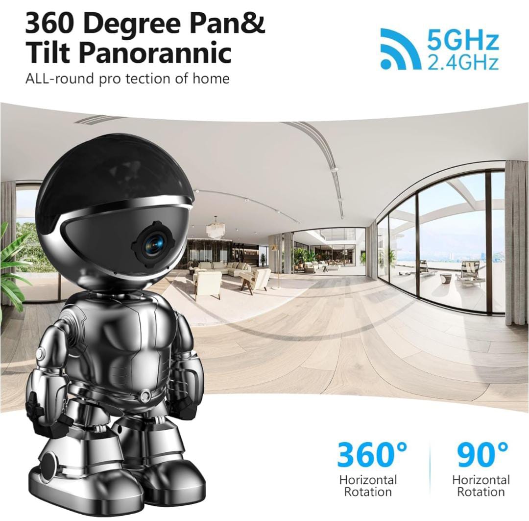 SnapSpy™ 2K Home Spy Camera with Motion Tracking & Night Vision