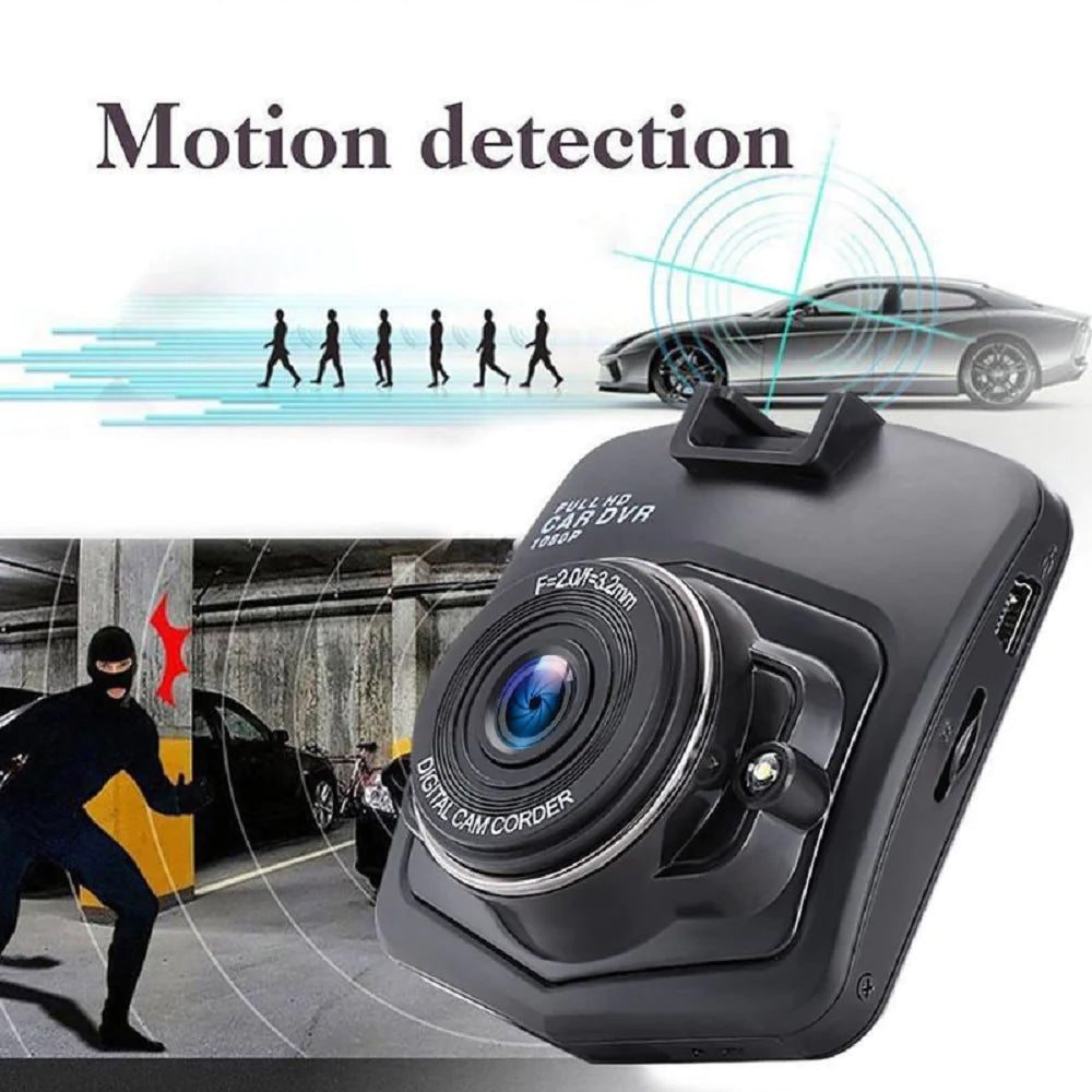 SnapSpy™ 2.4'' Full HD 1080P Dash Cam – Car DVR Front & Rear Camera with Night Vision & G-Sensor
