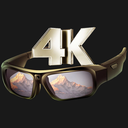 SnapSpy™ 4K Outdoor Video Glasses – Action-Ready Smart Sunglasses