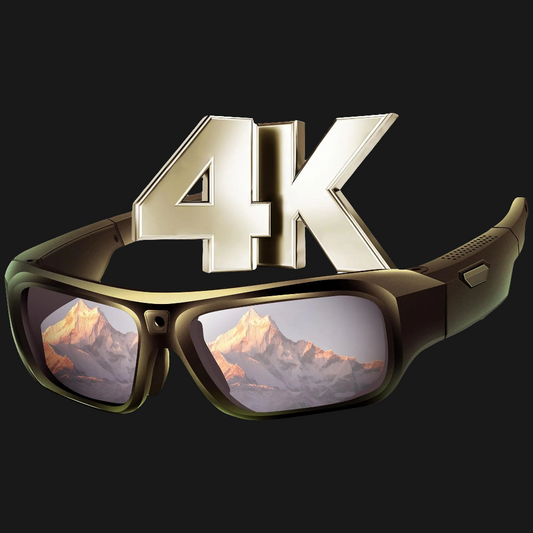 SnapSpy™ 4K Outdoor Video Glasses – Action-Ready Smart Sunglasses