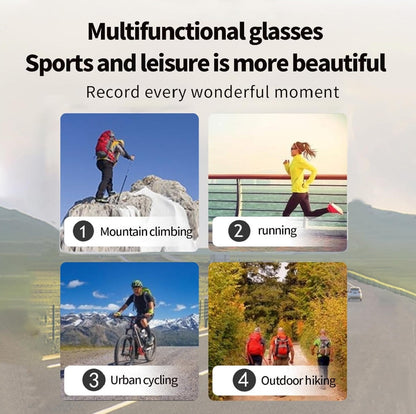 SnapSpy™ 1080P Running Cam Shades – UV Polarized Smart Eyewear