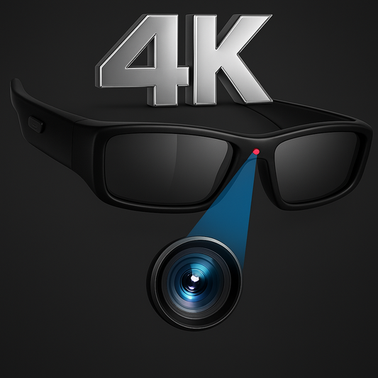 SnapSpy™ 4K SilentCam Glasses – Smart Sports Eyewear